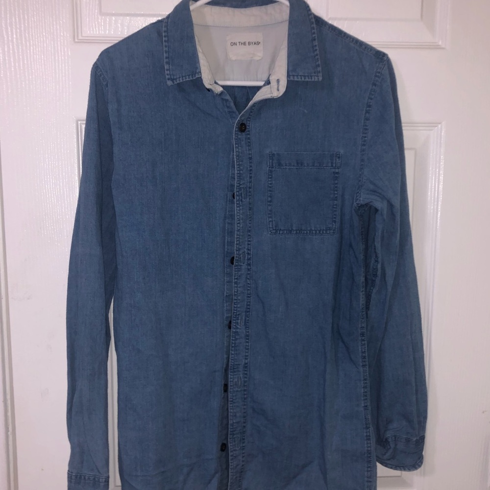 On The Byas Long Sleeve Denim Shirt